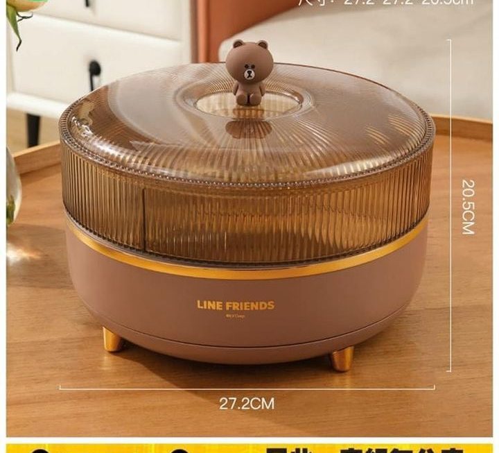 Line Friends主題雙層果盤連蓋~$119