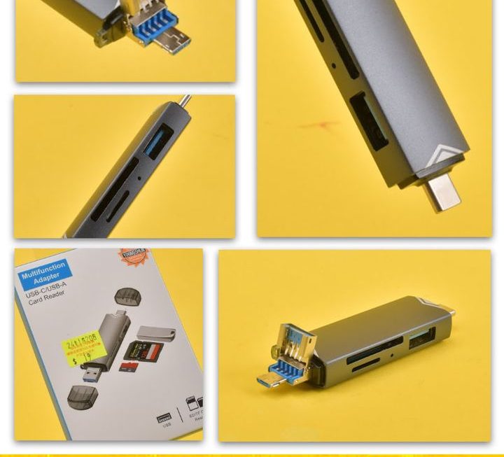 multifunction adapter讀卡器~$19