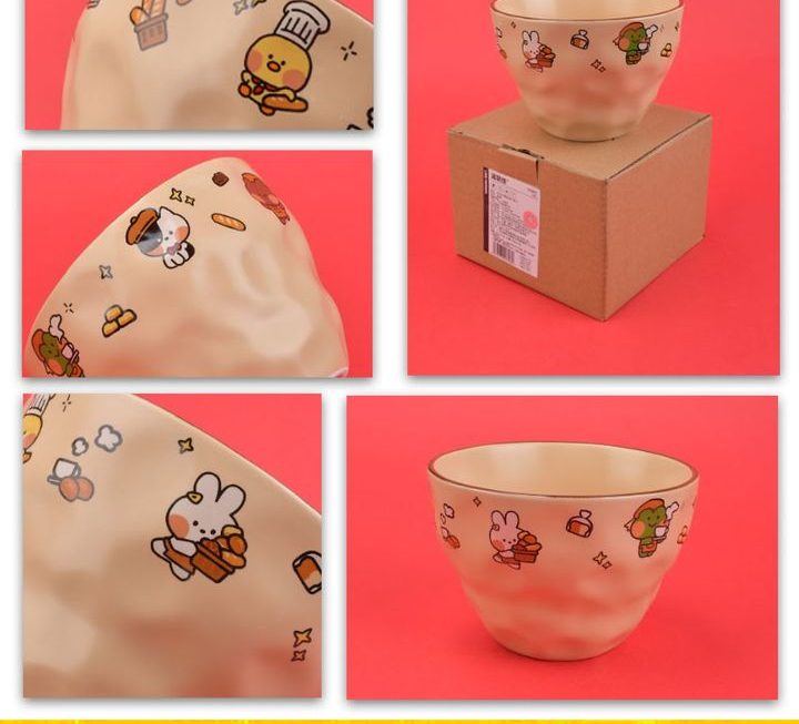 Line & friends陶瓷碗 ~$39