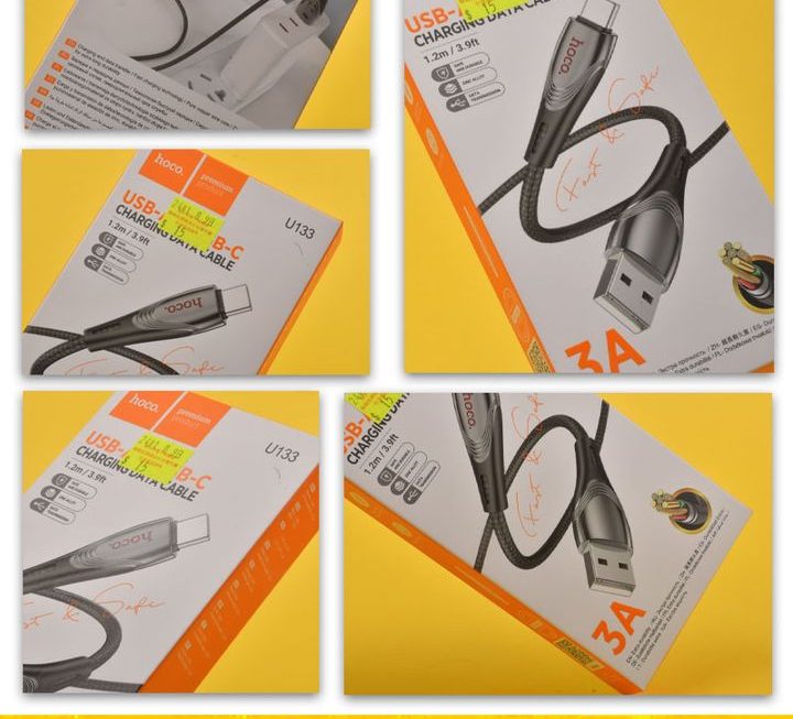 hoco.U133數據充電線~$15