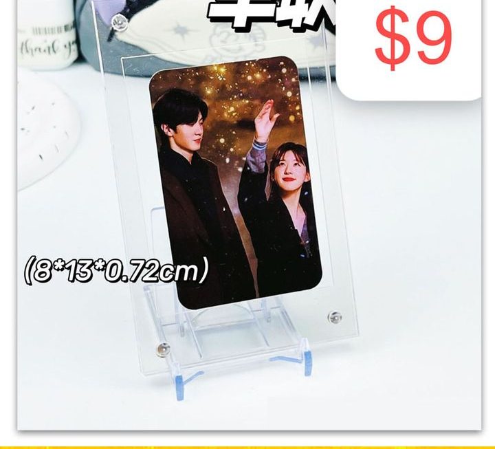 透明亞克力展示相框~$9