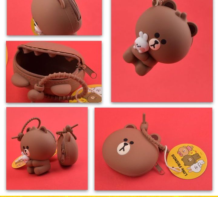 Line Friends各款收納包鎖匙扣~$19/個
