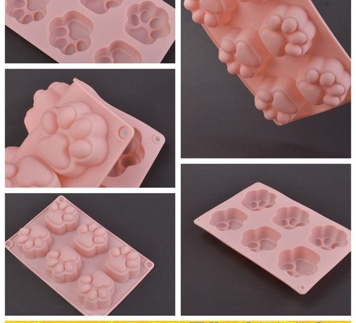 得意狗狗腳印冰模~$5