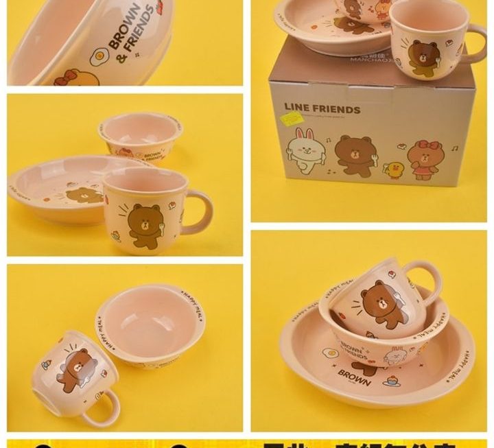 Line Friends主題餐具套裝~$49 減價喇