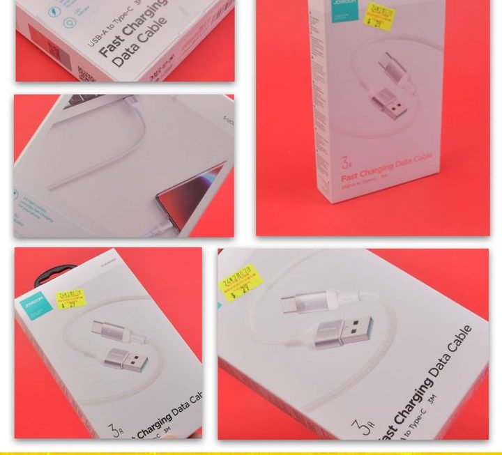 joyroom數據充電線~$29