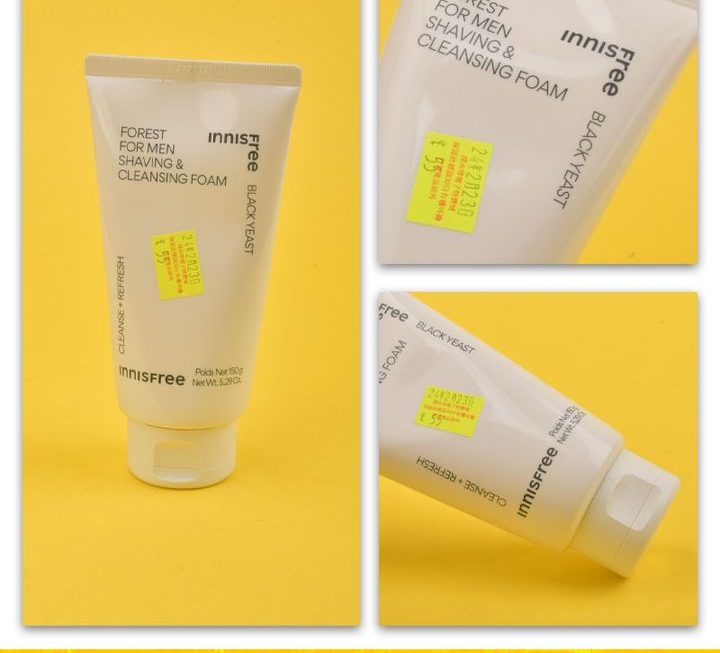 innisfree剃須泡沫潔面泡沫~$55