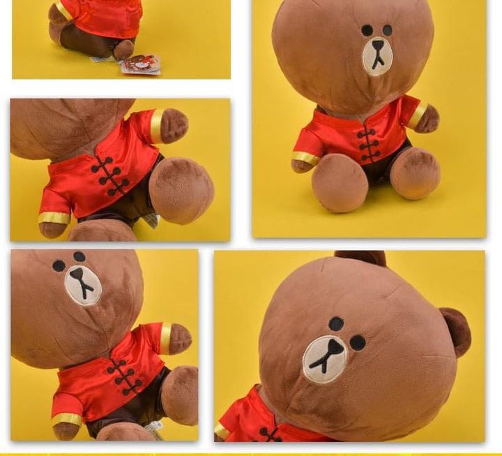 Line friends Brown賀年版毛公仔 ~$79