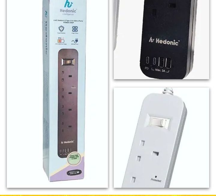 Hedonic 4位防雷保拖板~$129