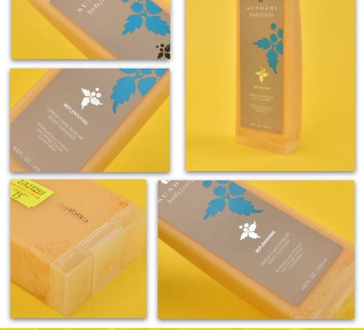 Sundari玫瑰果沐浴露~$15