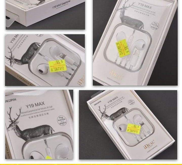 Wkupin Y19 max Lightning耳機~$59