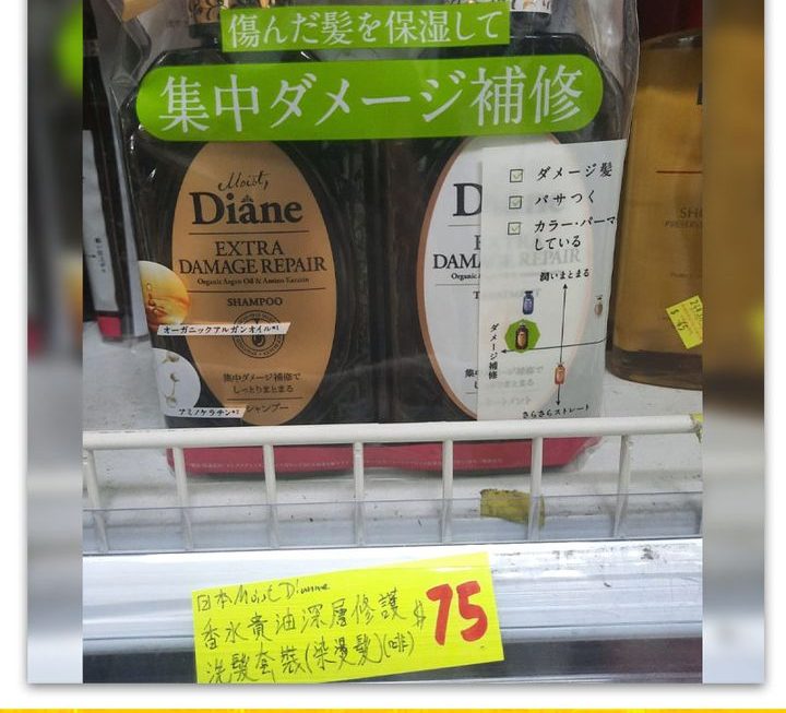 DIANE深層修護洗髮套裝~$75