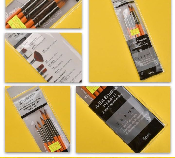 brushset水彩水粉畫筆套裝 ~$10