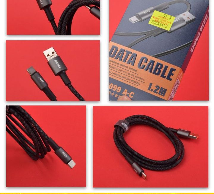 Remax.RC-C099數據充電線~$15