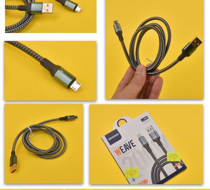 Sendem USB 數據充電線 ~$15