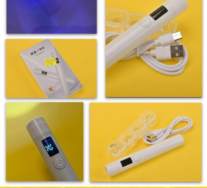 照Gel甲用紫外光燈電筒~$25