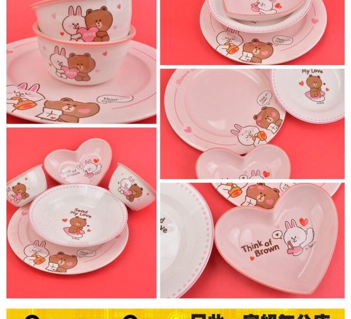 Line Friends 主題餐具套裝 ~$59 《特價中》❤️