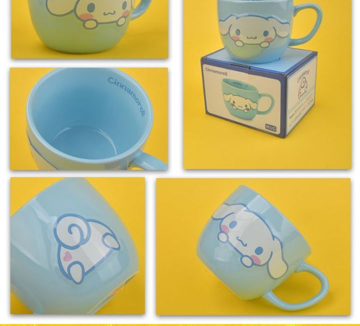 Sanrio 主題浮雕陶瓷杯~$29/隻