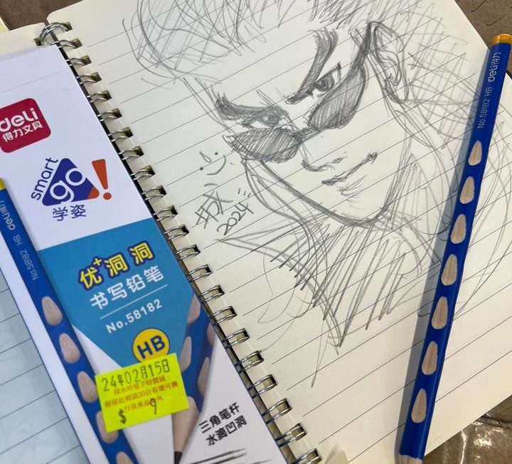 城實示範五分鐘港漫畫法🌝