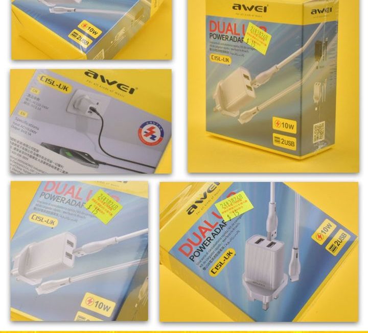 Awei.C15L-UK充電火牛~$15