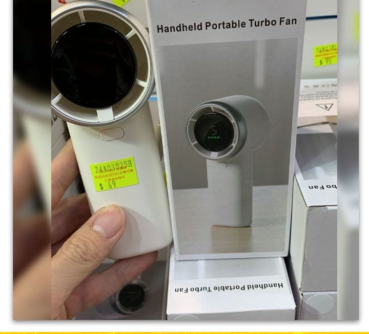手持式小風扇~$69