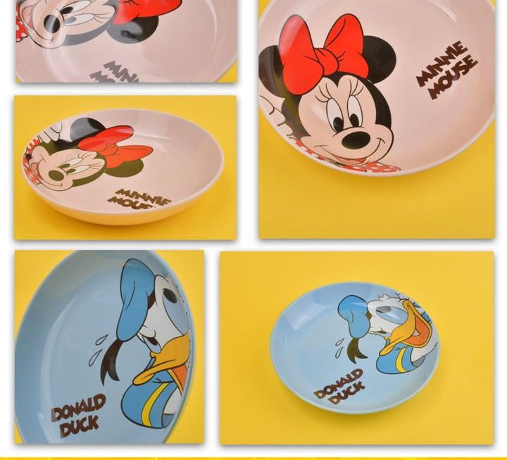 Disney主題角色圖案餐碟~$39/款