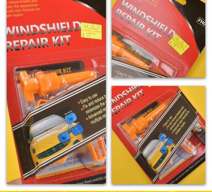 汽車玻璃修補工具套裝 ~$19