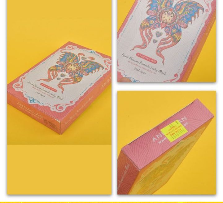 ANNACLAN蝴蝶桃花面膜~$19