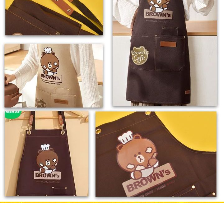 Line Friends第二代角色主題圍裙~$49