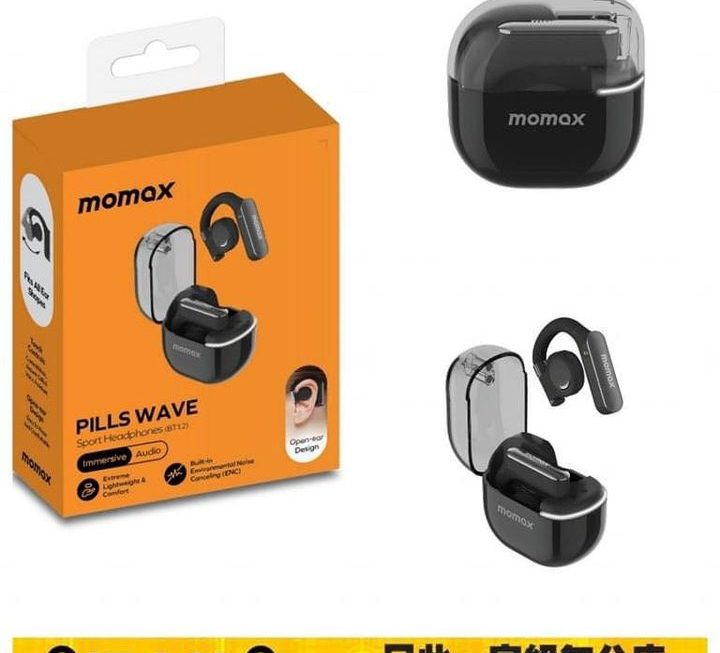 Momax 最新推出 PILL WAVE 開放式無線藍牙耳機