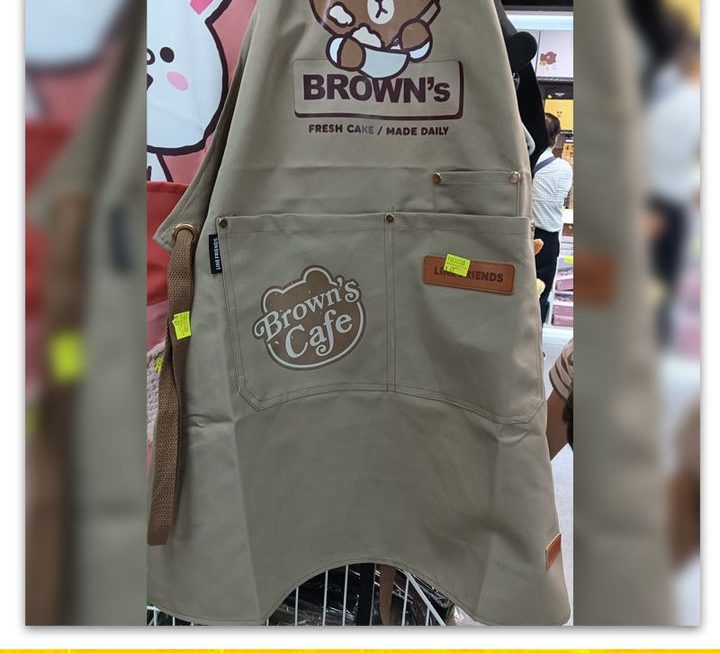 Line Friends角色主題圖案圍裙~$49