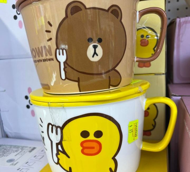 Line Friends 莎莉圖案陶瓷食麵碗 ~特價$45款