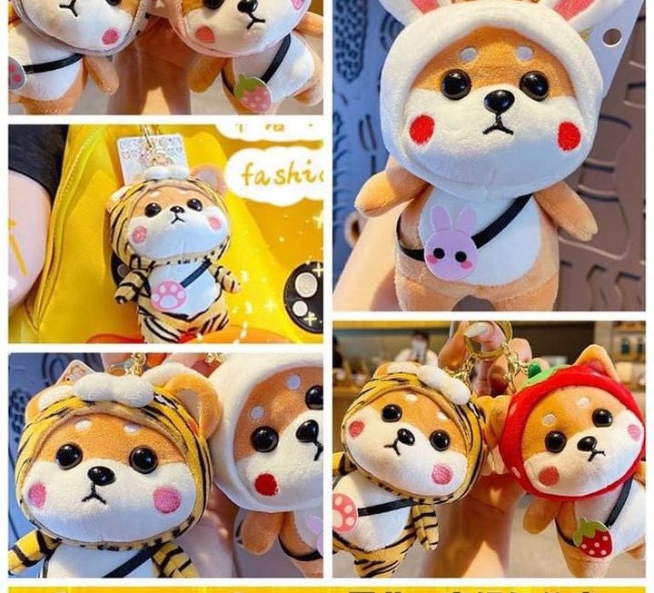 柴犬公仔鎖匙扣~$19/個