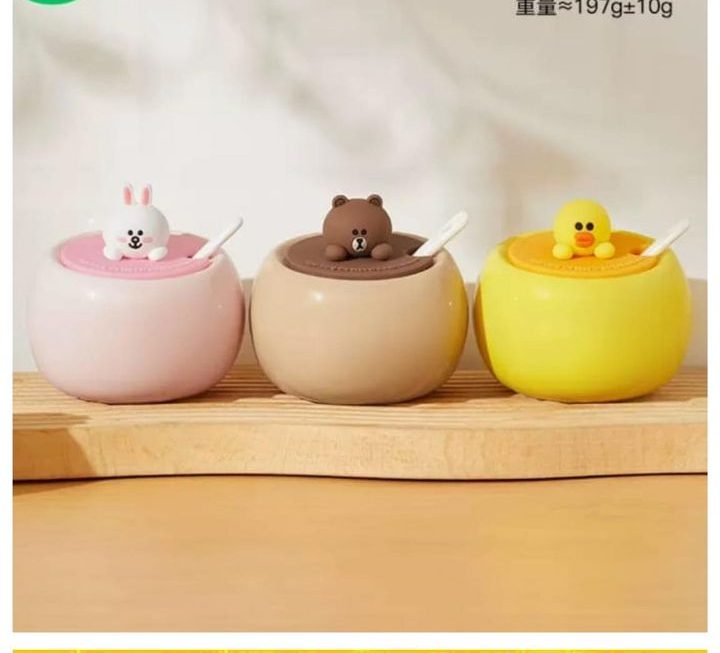 Line friends 主題調味料罌~$79