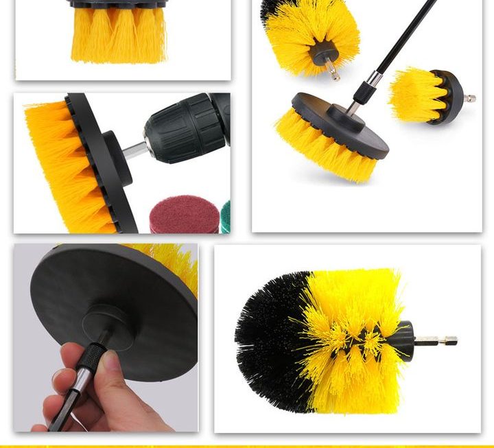 電鑽拋光刷頭工具~$19