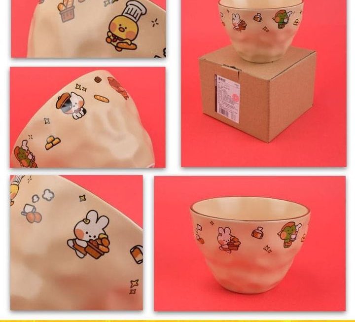 Line & friends陶瓷碗特價～$19