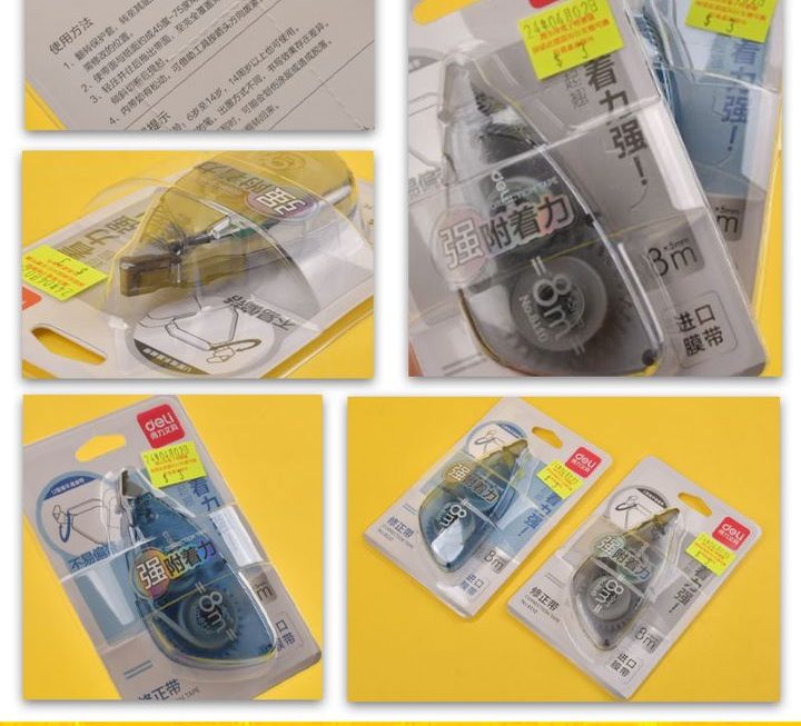 Deli塗改帶~$3/款