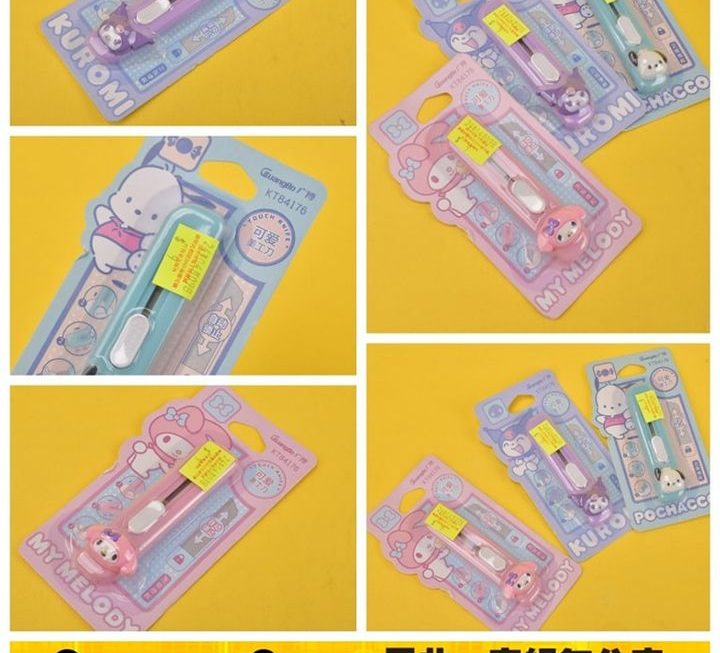 sanrio迷你美工文具𠝹刀~$9