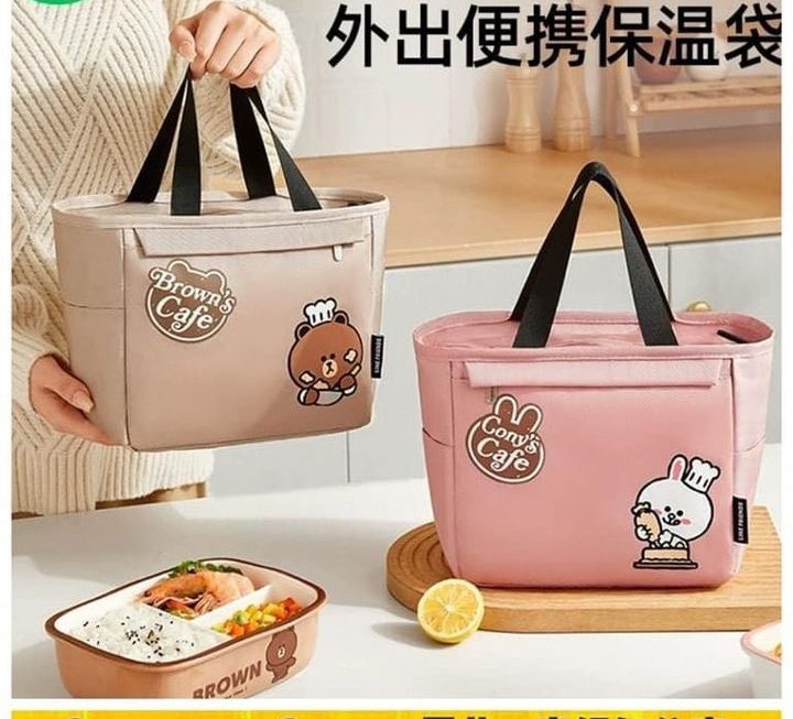 Line Friends 主題角色保溫飯袋~$49/款