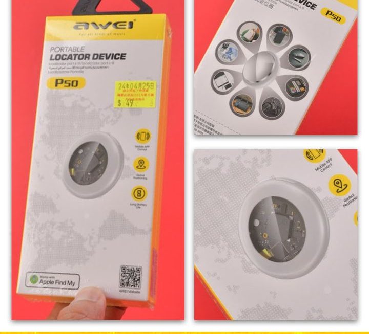 awei.P50便攜式物件追蹤器~$49