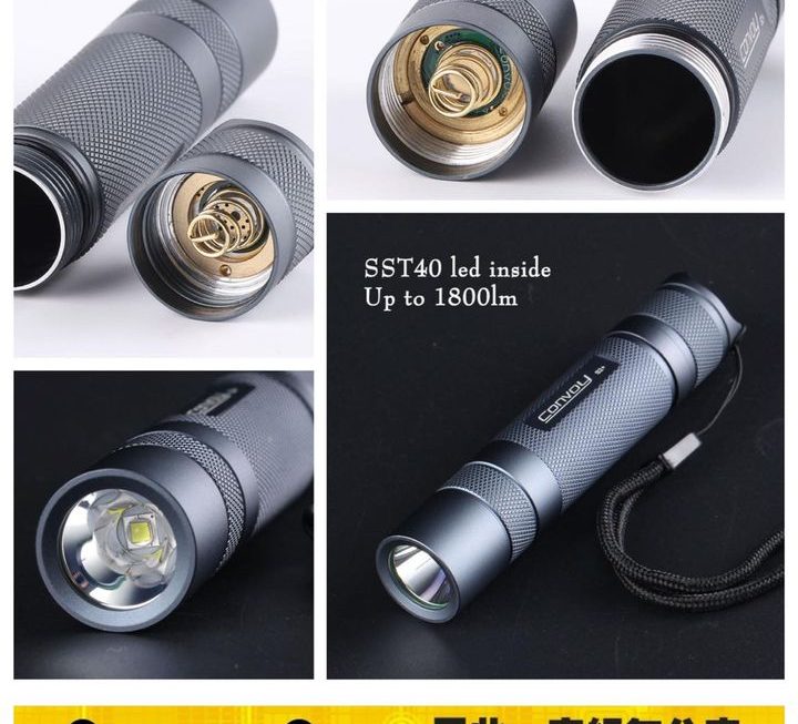 Convoy S2+ 強光手電筒~$89