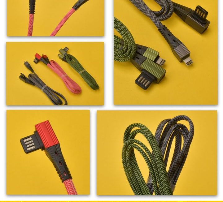 L頭 micro USB 數據線~$1/條