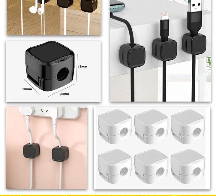 磁吸數據線線扣器~$10/包