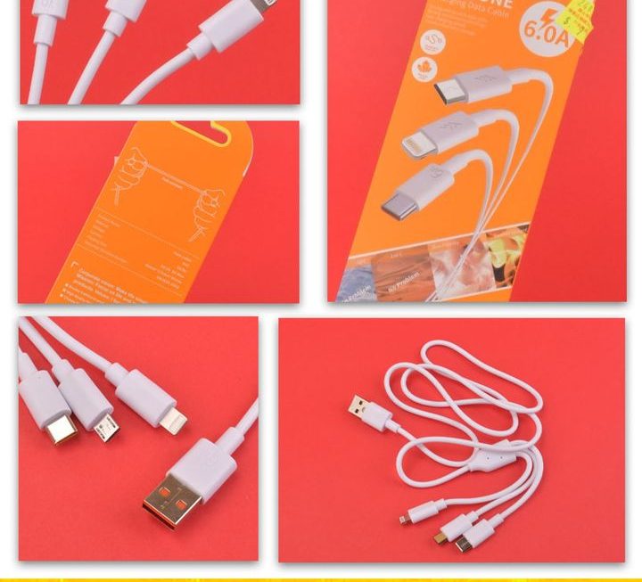 aiVR三合一數據充電線~$9