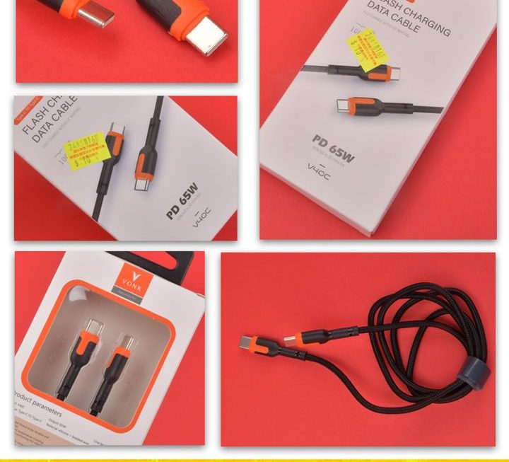 VONK.V40C數據充電線~$10