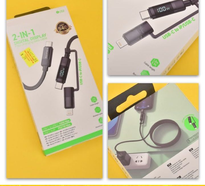 BU52二合一數據充電線~$29