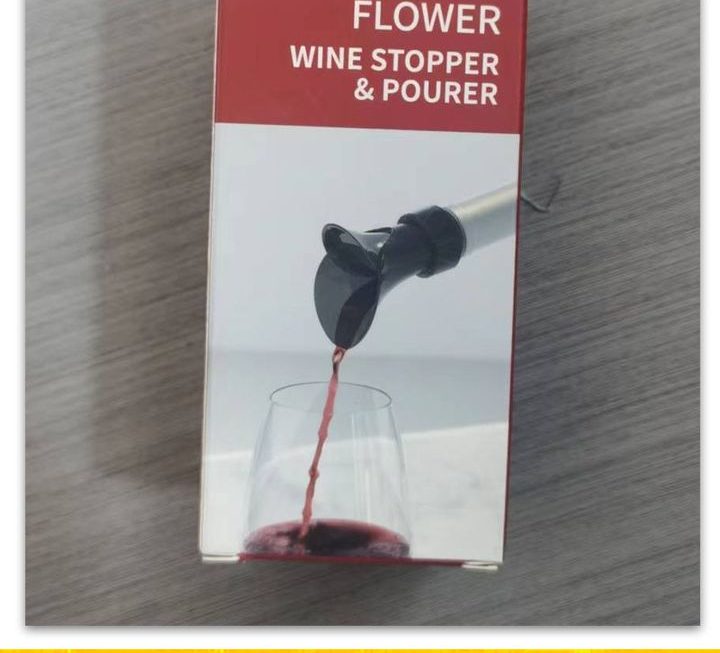 二合一紅酒塞器~$10