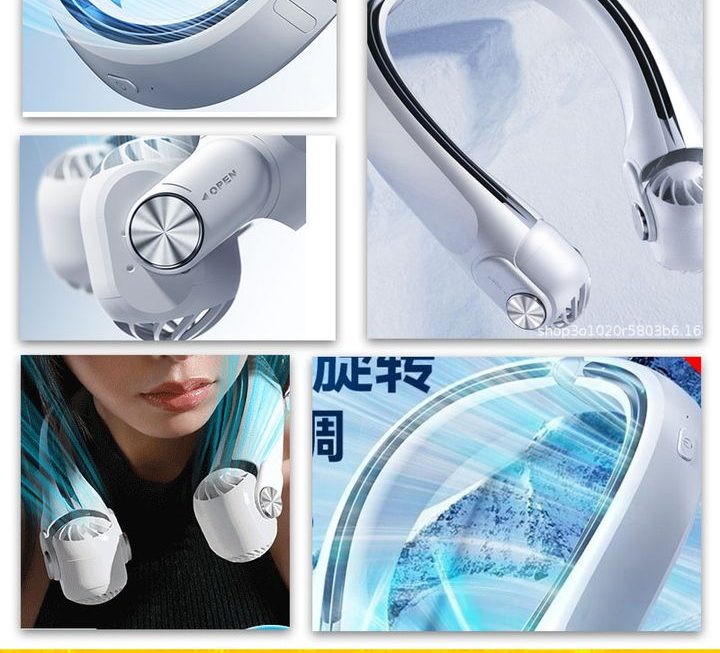 充電式掛頸風扇 ~$49