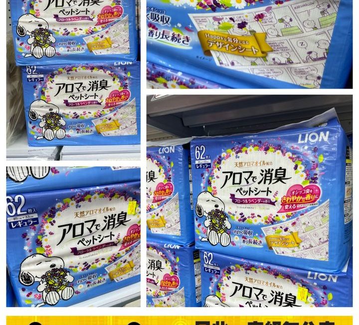 日本Lion Snoopy寵物尿墊~$65