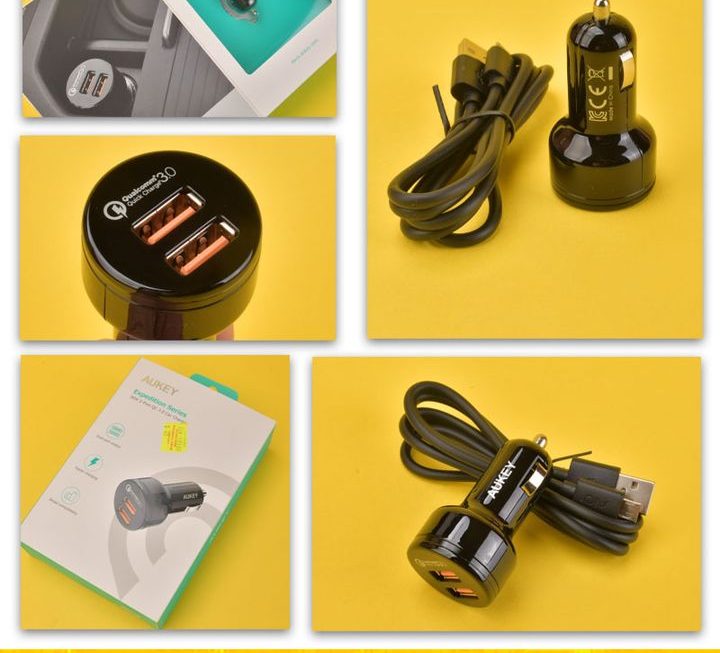 AUKEY汽車充電器~$45