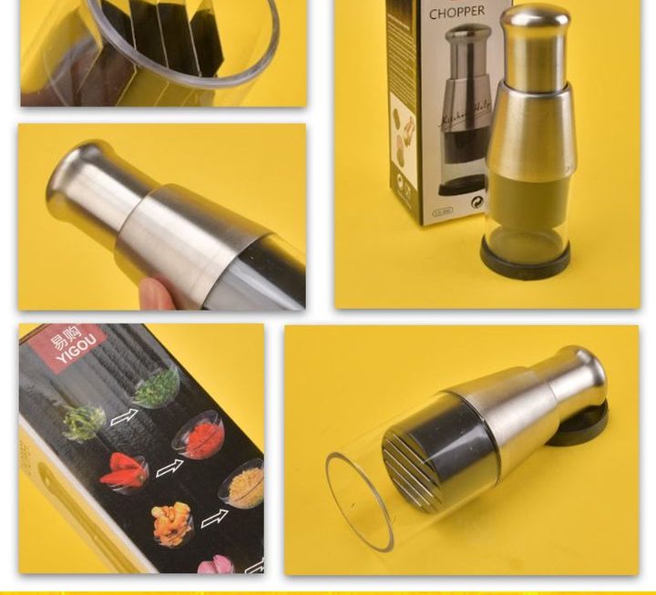 手動按壓切菜器~$19